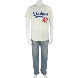 Dodgers 1955 Jackie Robinson Promo Jersey Bank of America